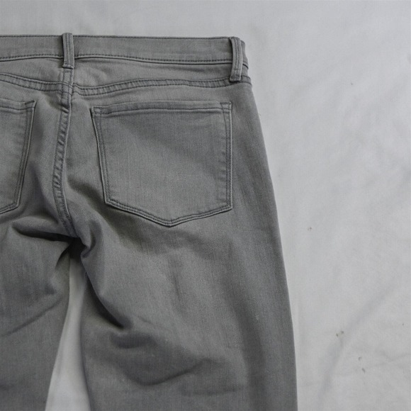 Banana Republic 27 Skinny Ankle Gray Destroyed Stretch Denim Womens Jeans - Picture 5 of 7